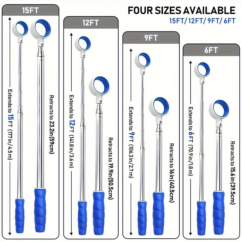 Golf Ball Retriever with Non-Slip Grip