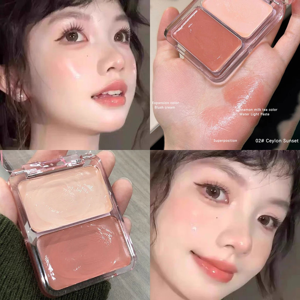 Two-Color Jelly Glow Blush - Korean Makeup