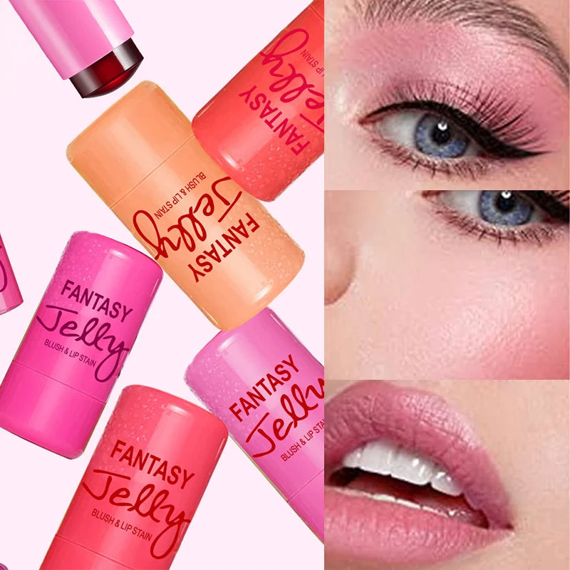 3-in-1 Milk Jelly Tint - Moisturizing Long-Lasting Blush & Lip Color