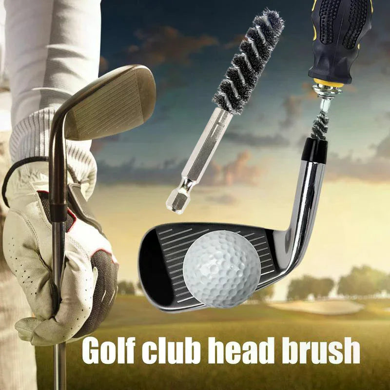 Golf Club Head Drill Brush