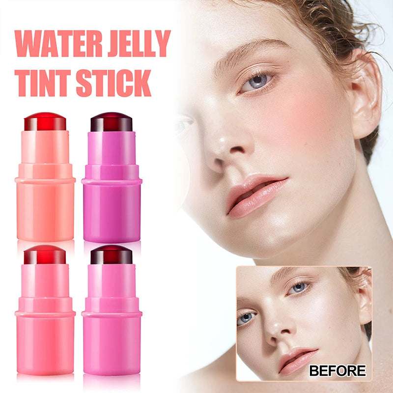3-in-1 Milk Jelly Tint - Moisturizing Long-Lasting Blush & Lip Color