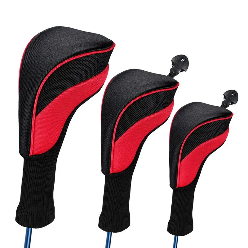 Introducing the 3pcs Set Golf Head Covers – your essential companion for keeping your golf clubs protected in style! ⛳️🏌️‍♂️