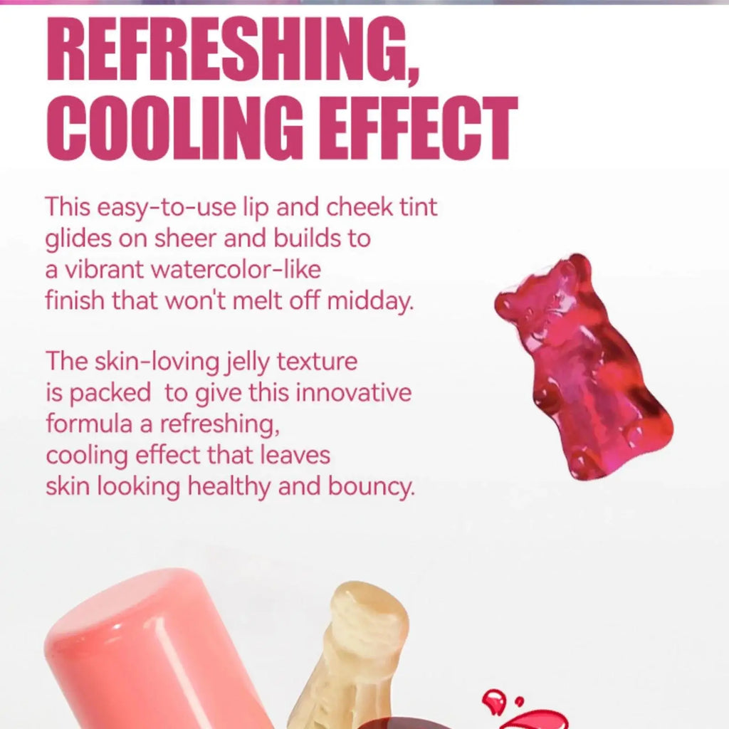 2-in-1 Jelly Lip & Cheek Tint Set (2 PCS)