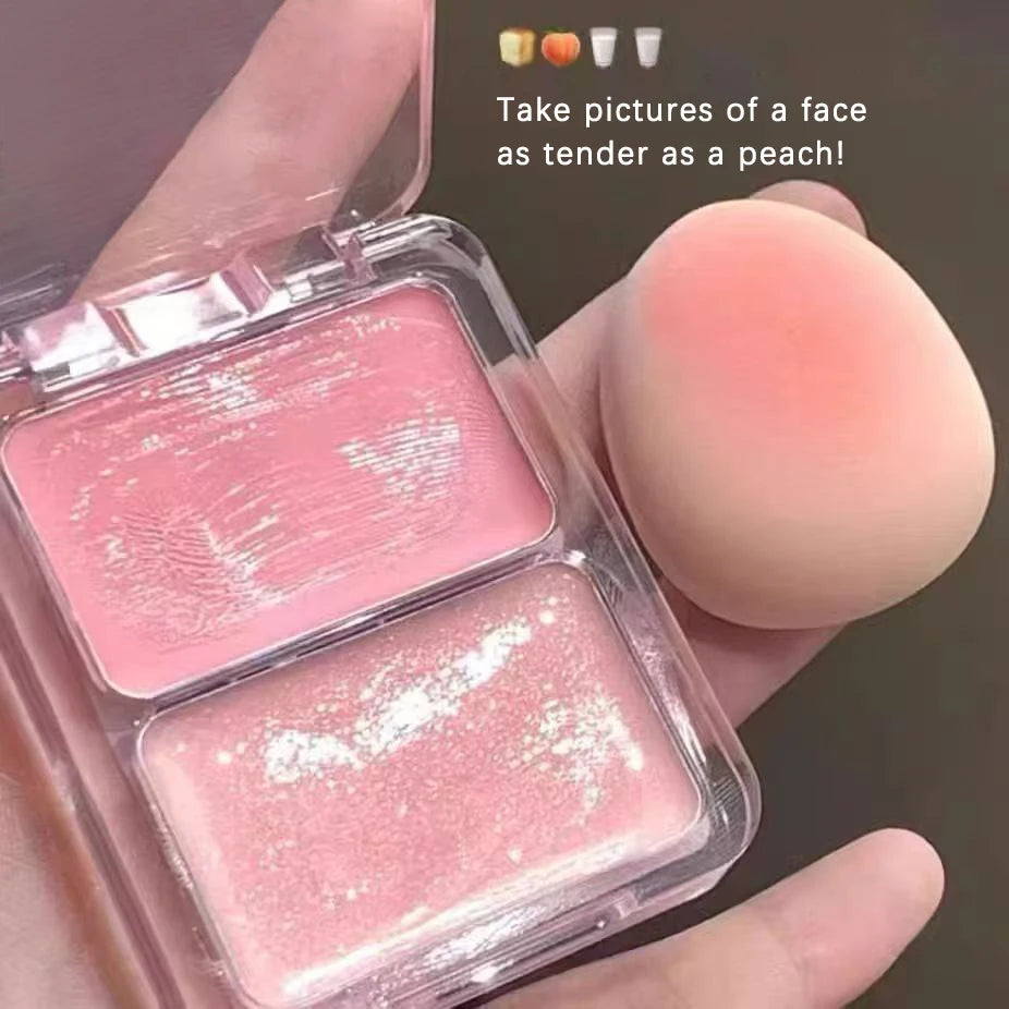 Two-Color Jelly Glow Blush - Korean Makeup