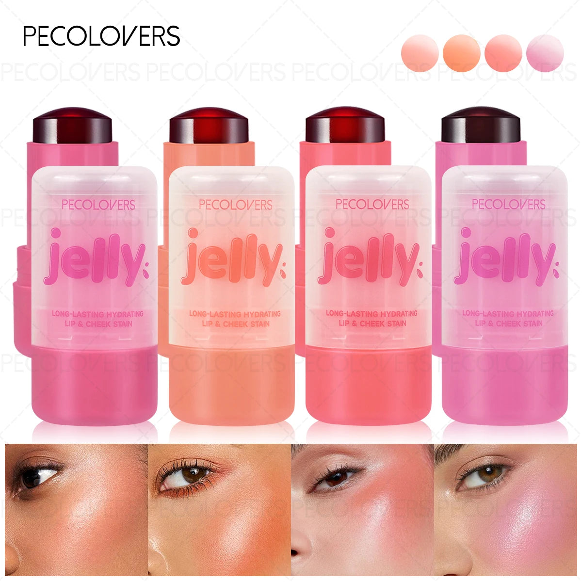 Jelly Blush & Lip Stick - Lightweight Hydrating Formula