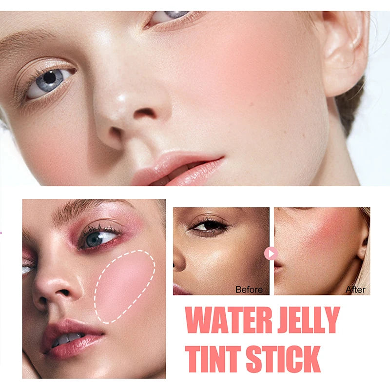 3-in-1 Milk Jelly Tint - Moisturizing Long-Lasting Blush & Lip Color