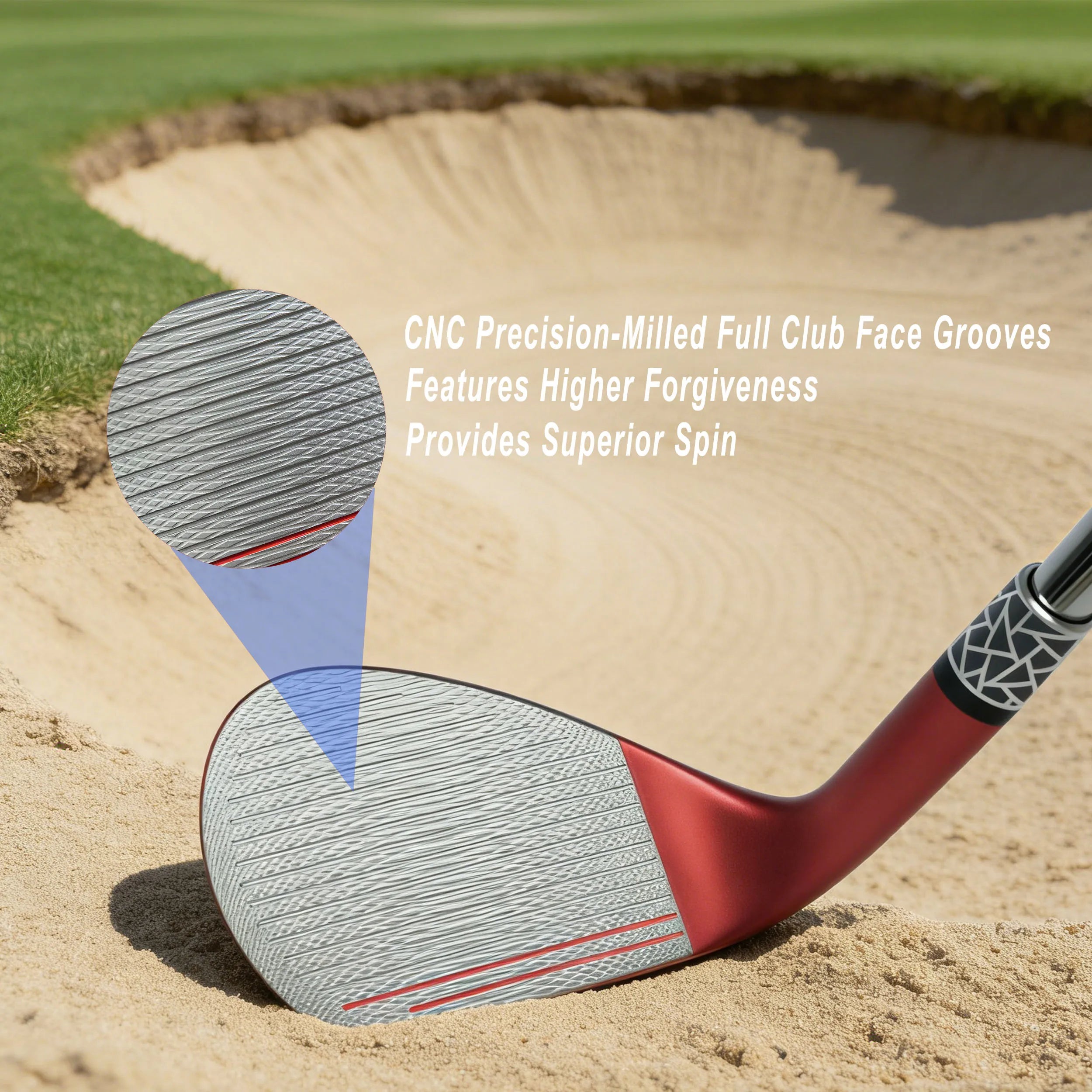 Milled Golf Wedge Head