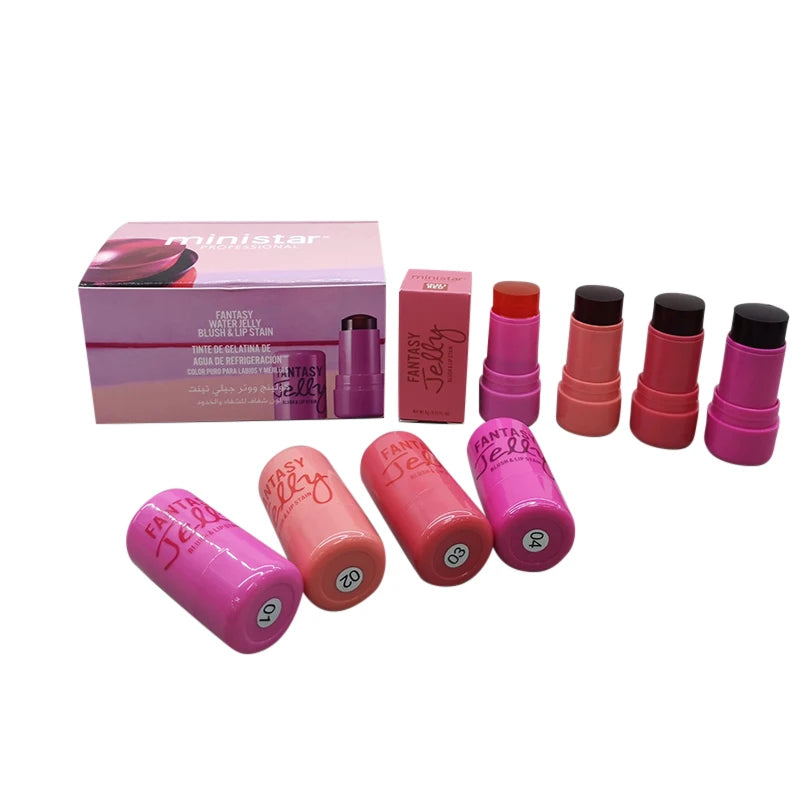 3-in-1 Milk Jelly Tint - Moisturizing Long-Lasting Blush & Lip Color