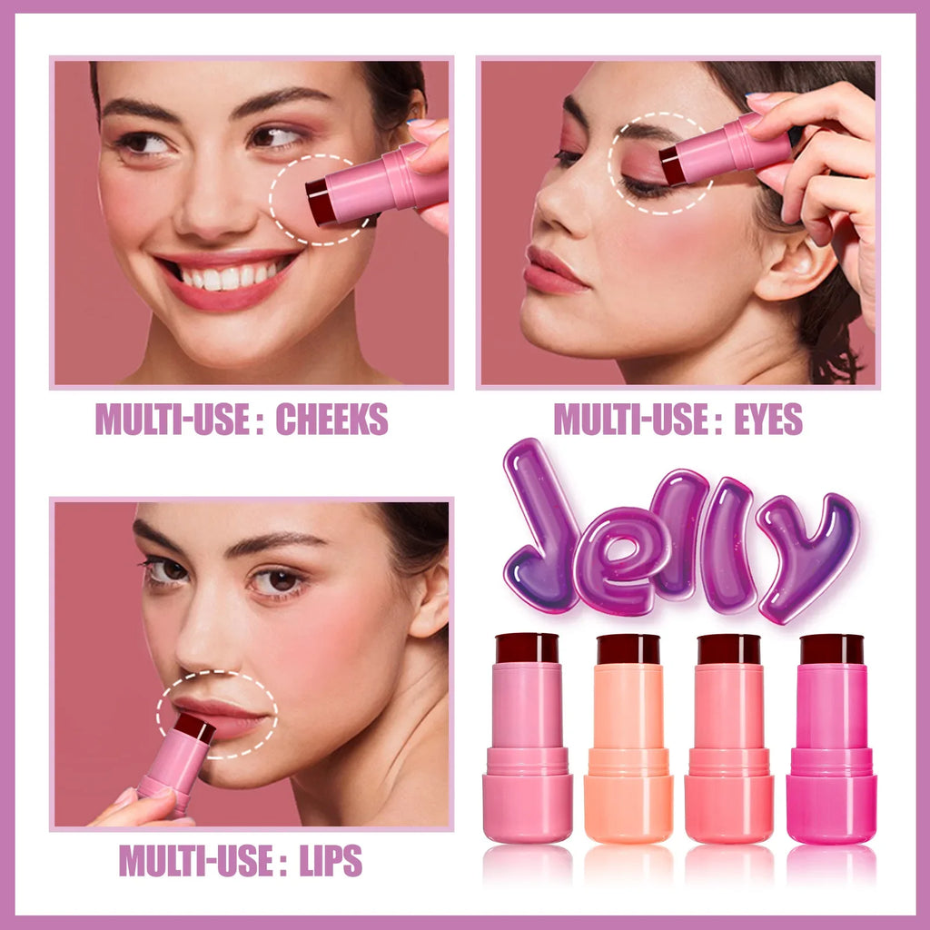 2-in-1 Jelly Lip & Cheek Tint Set (2 PCS)