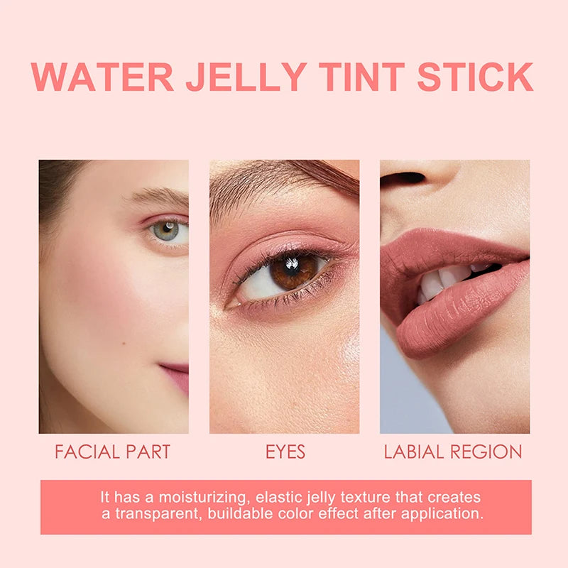 3-in-1 Milk Jelly Tint - Moisturizing Long-Lasting Blush & Lip Color