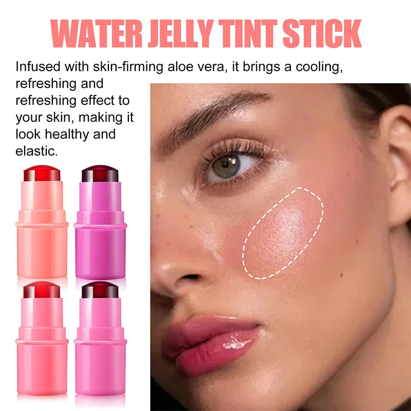 3-in-1 Milk Jelly Tint - Moisturizing Long-Lasting Blush & Lip Color