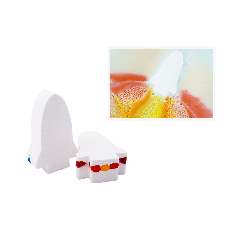 1Pc Rocket Shape Body Salt Bubble Bomb