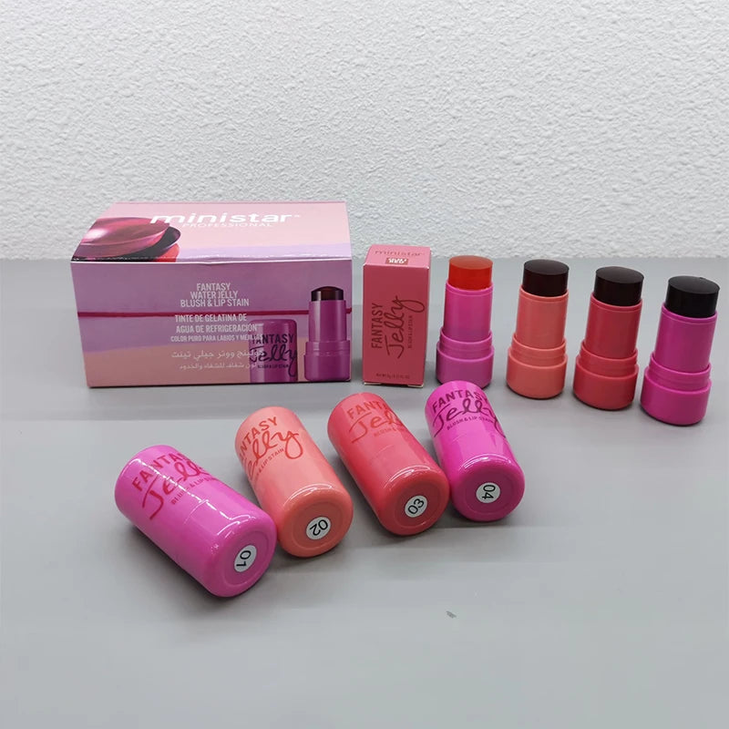 3-in-1 Milk Jelly Tint - Moisturizing Long-Lasting Blush & Lip Color