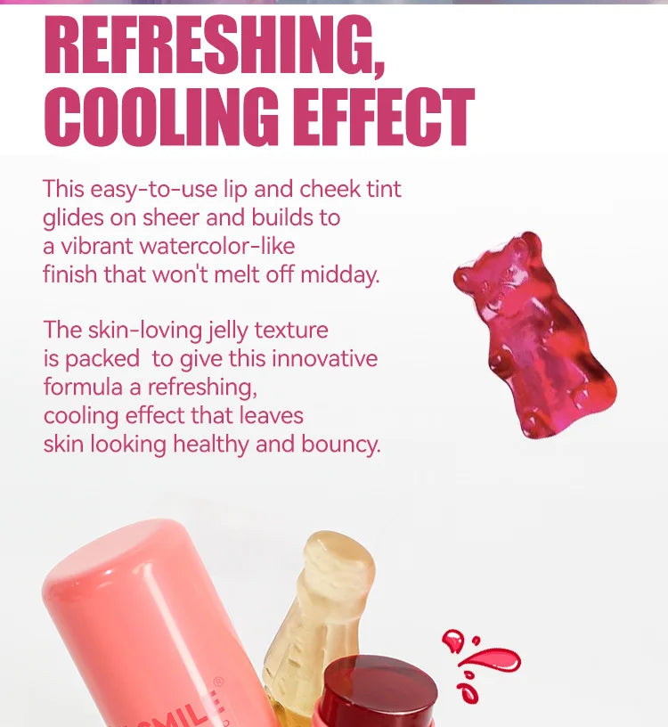 2-in-1 Jelly Lip & Cheek Tint Set (2 PCS)