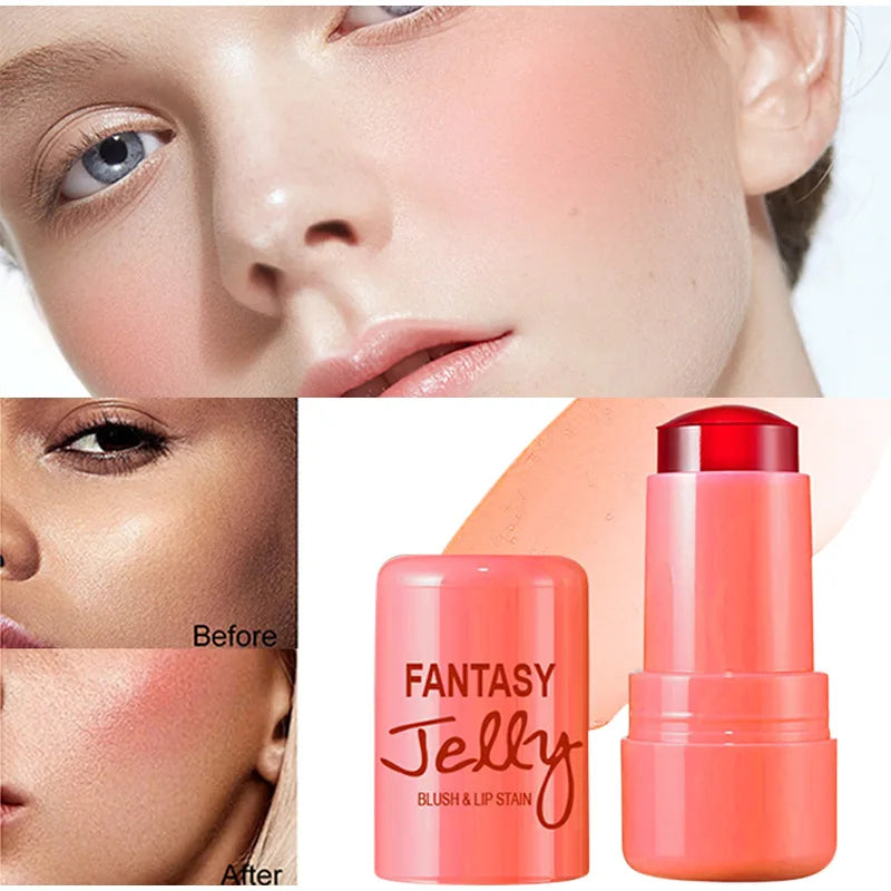 3-in-1 Milk Jelly Tint - Moisturizing Long-Lasting Blush & Lip Color