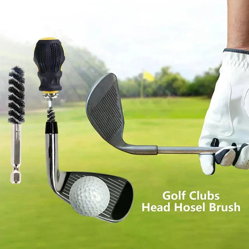 Golf Club Head Drill Brush