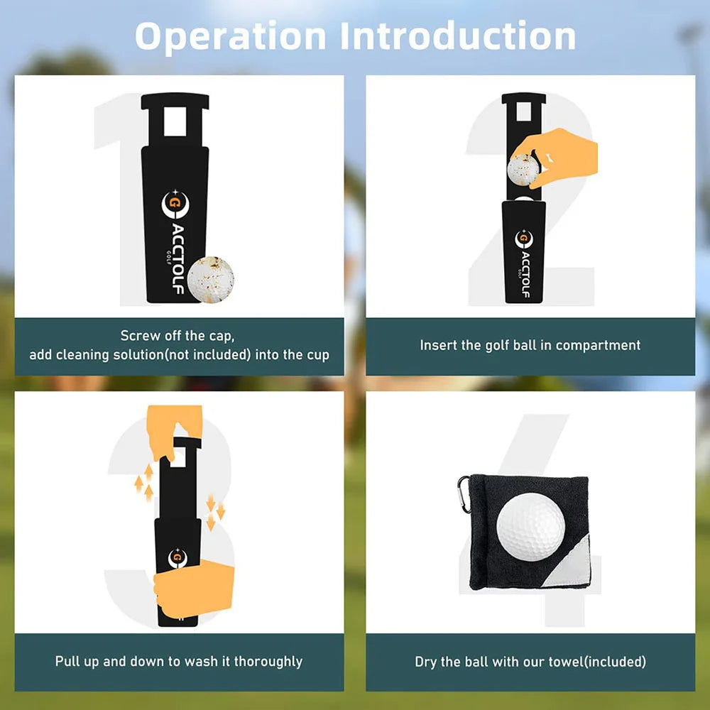 Golf Ball Washer Cleaning Machine