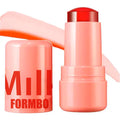 3-in-1 Milk Jelly Tint - Moisturizing Long-Lasting Blush & Lip Color