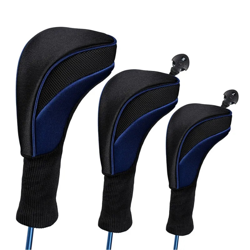 Introducing the 3pcs Set Golf Head Covers – your essential companion for keeping your golf clubs protected in style! ⛳️🏌️‍♂️