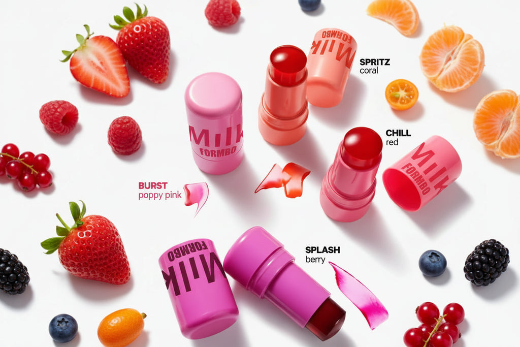 3-in-1 Milk Jelly Tint - Moisturizing Long-Lasting Blush & Lip Color